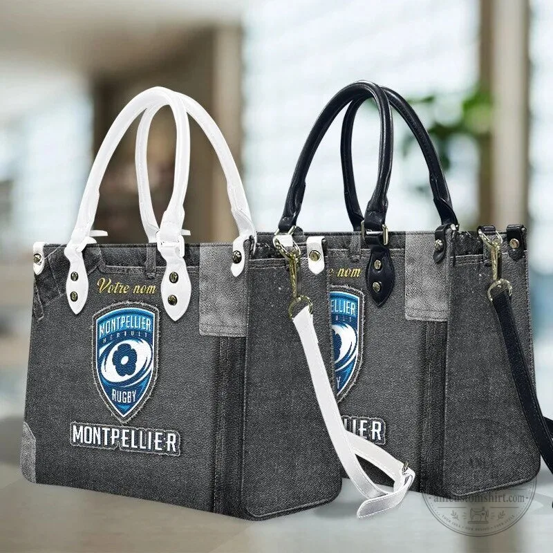 Montpellier Herault Rugby Club Denim Style Handbag