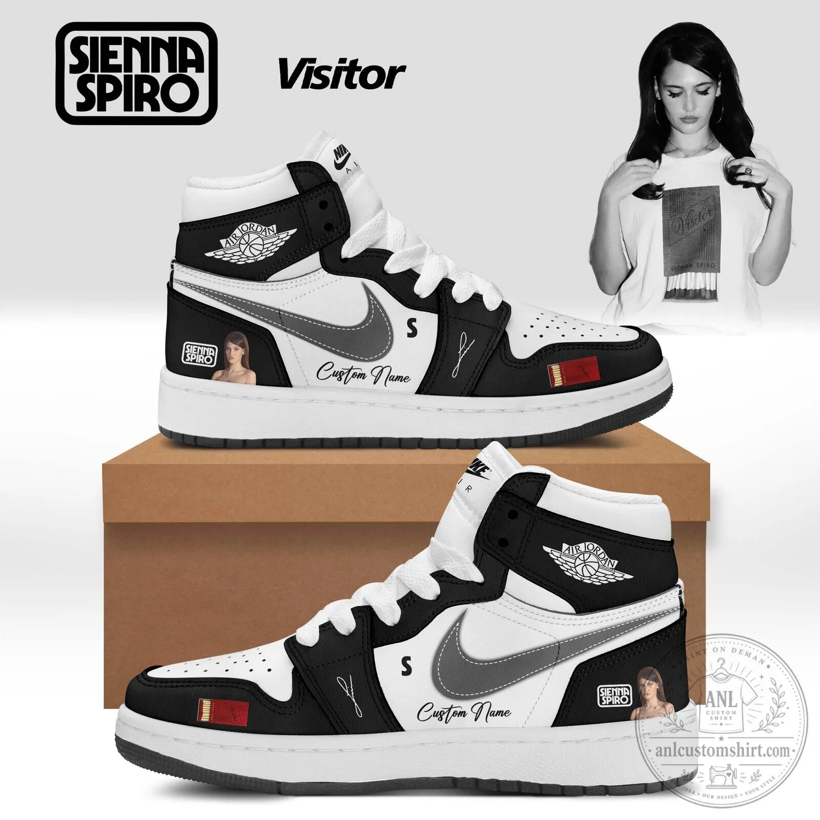 ,,,SIENNA SPIRO “VISITOR” Album 2026 Limited Edition Signature – Shoes 2-2