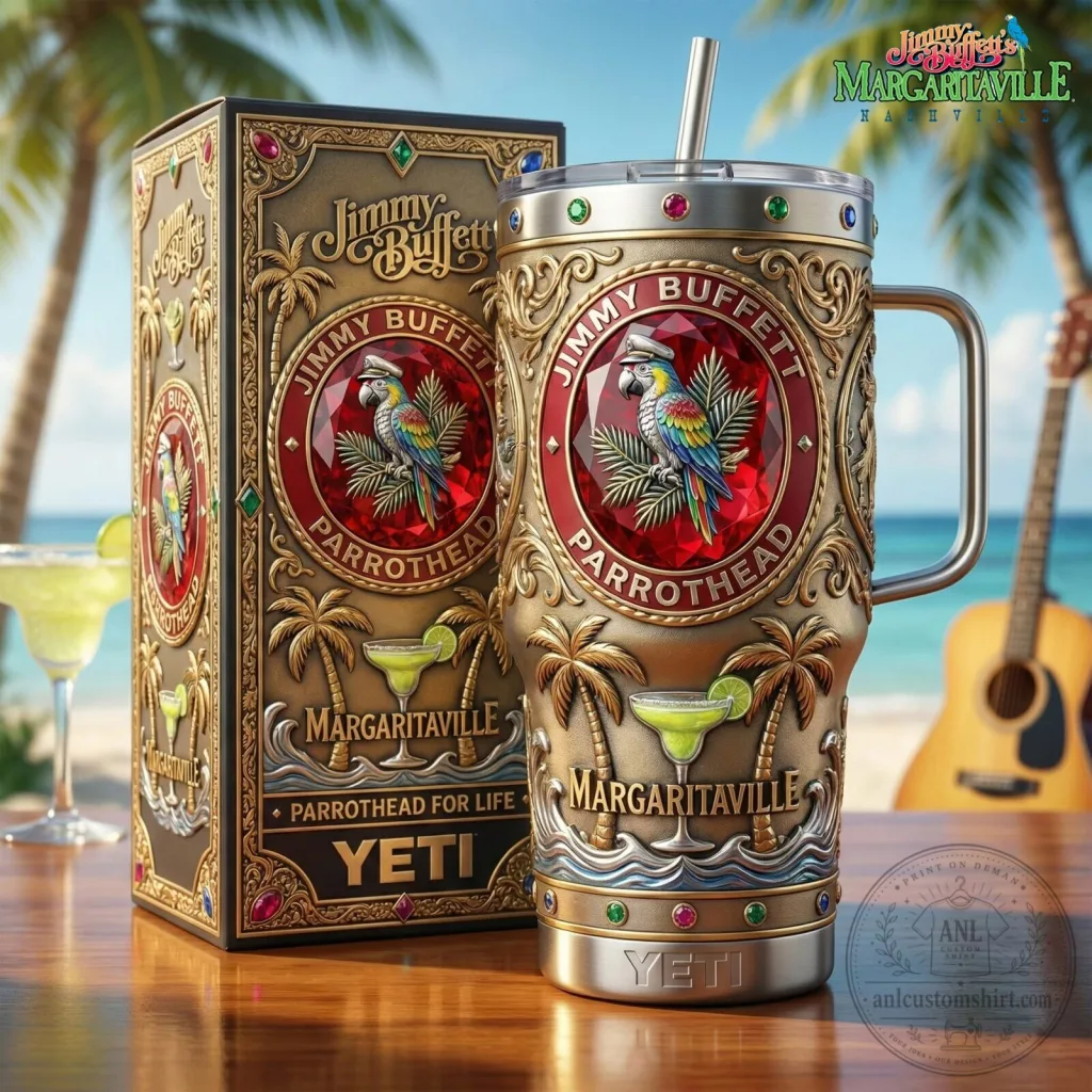 Stainless Steel Insulated Tumbler by Jimmy Buffett Margaritaville for Parrotheads Stainless Steel Insulated Tumbler by Jimmy Buffett Margaritaville for Parrotheads