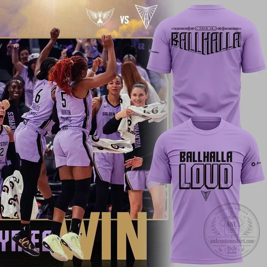 Golden State Valkyries Ballhalla Loud Basketball Fan T-Shirt