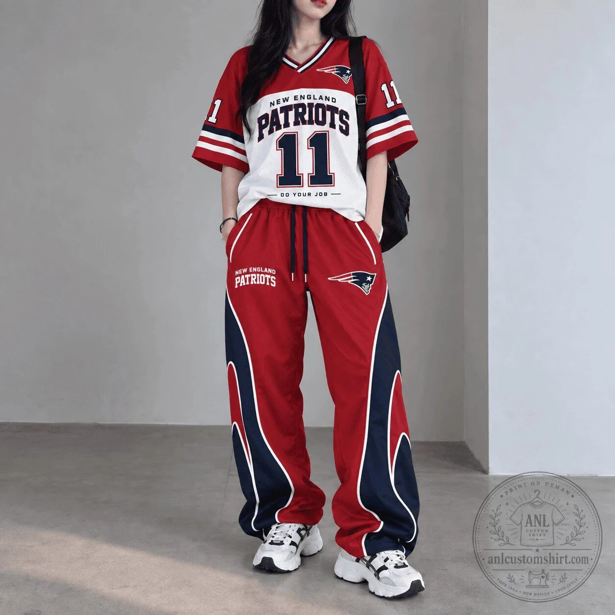 New England Patriots NFL Team Spirit Football Jersey and Pants Set