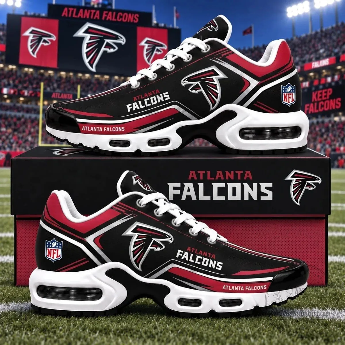 Atlanta Falcons NFL Fan Gear Air Max Style Sneakers
