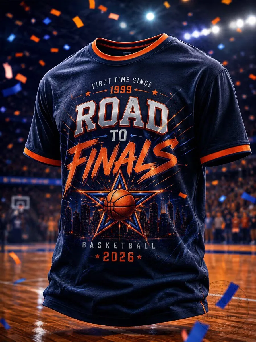 Road to Finals Basketball Fan Shirt 2026 Graphic Print T-Shirt