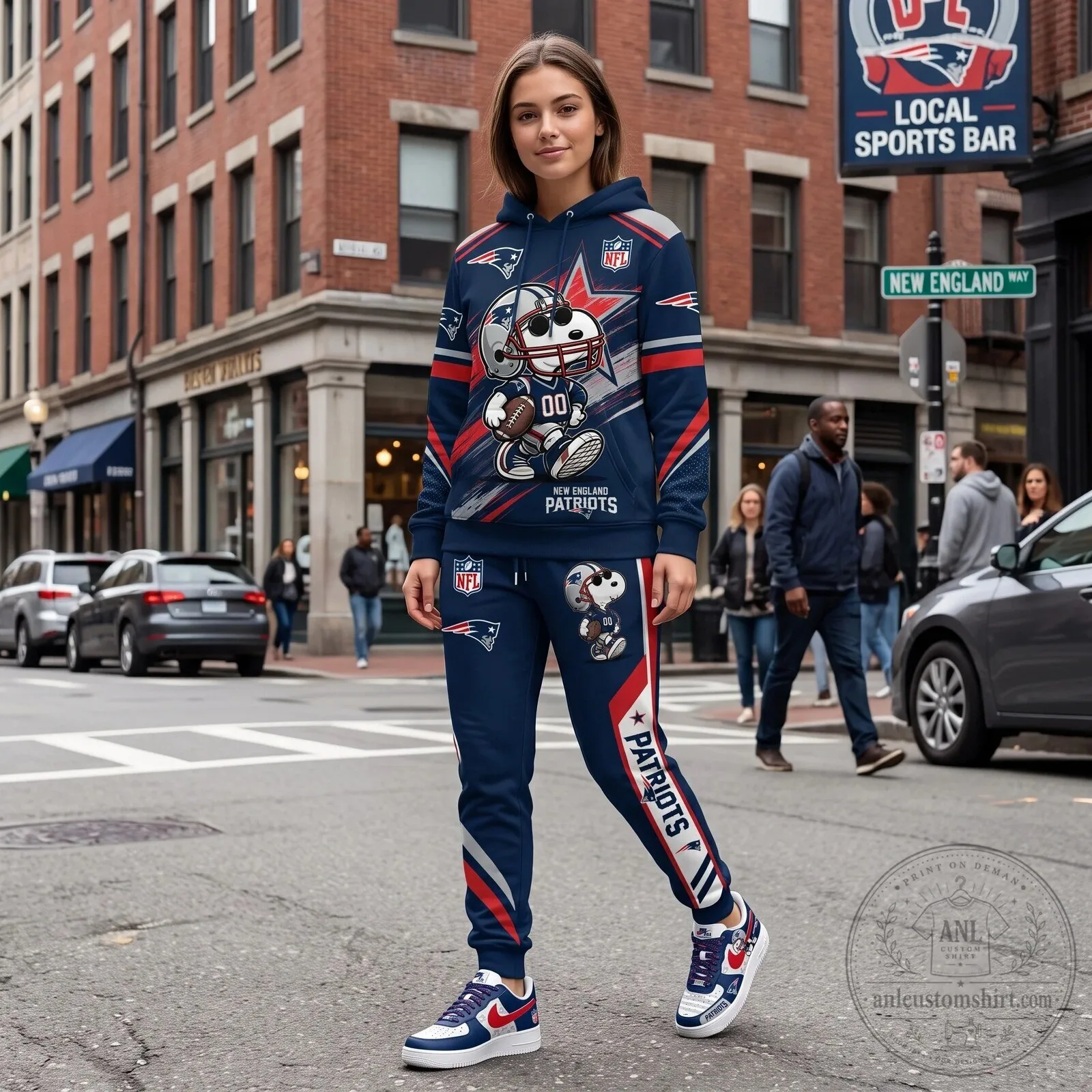 Full Print Hoodie and Sweatpants Set Featuring Dallas Cowboys and Snoopy Football Team 74 Full Print Hoodie and Sweatpants Set Featuring Dallas Cowboys and Snoopy Football Team