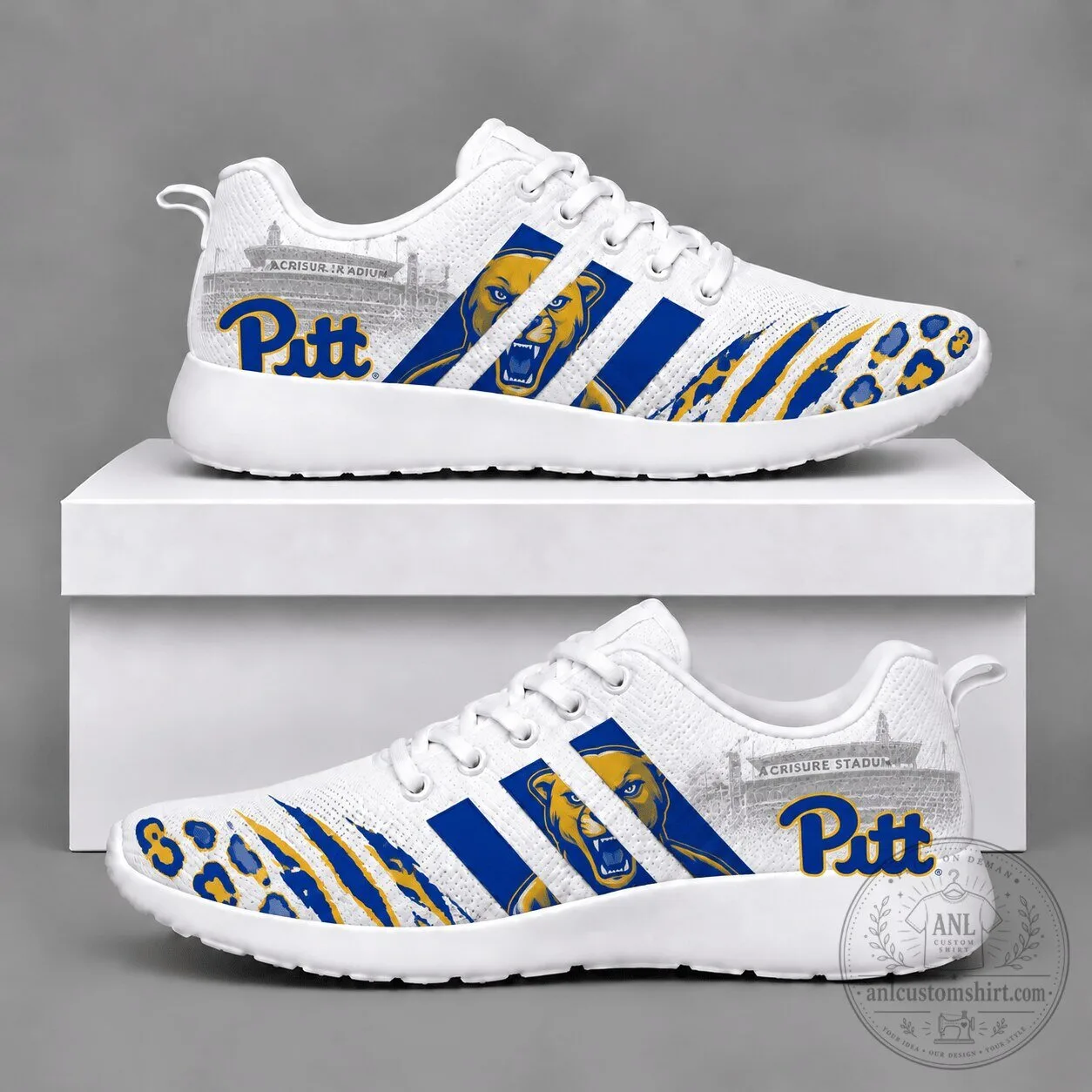 Pittsburgh Panthers Mascot Running Shoes for Men and Women