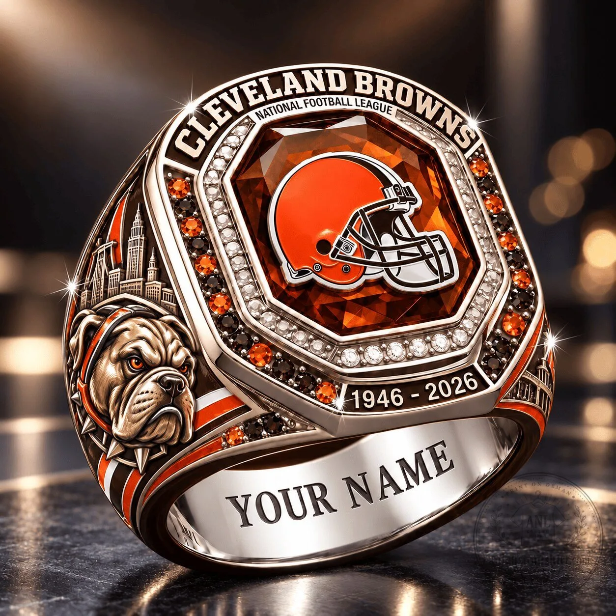 Cleveland Browns National Football League Super Bowl Championship Ring