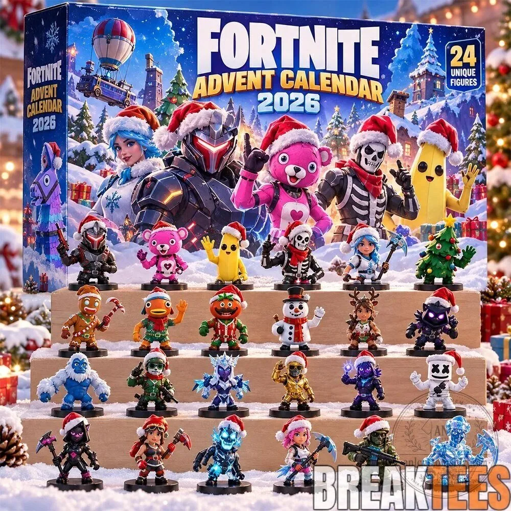 Fortnite 2026 Advent Calendar with 24 Unique Figures Christmas Gift