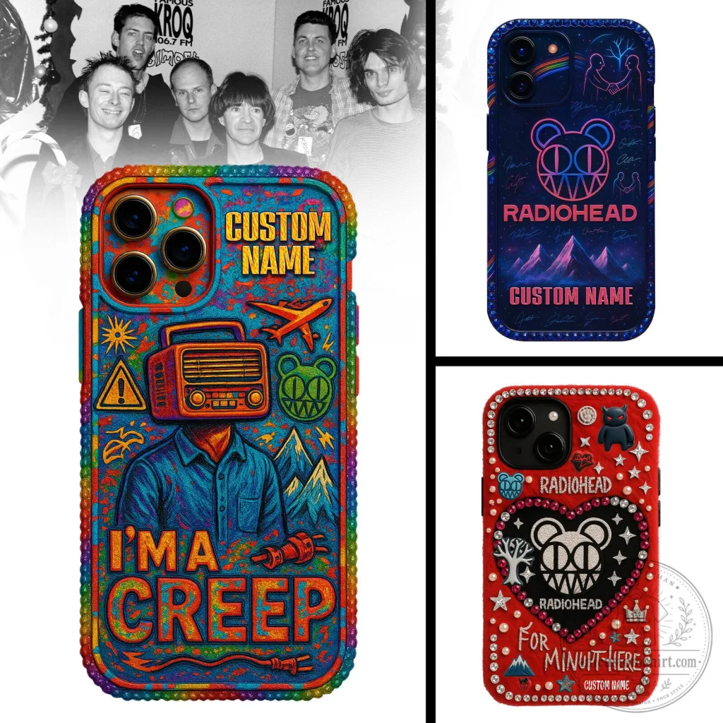 Radiohead The Bends Album Art Custom Name Phone Case Radiohead The Bends Album Art Custom Name Phone Case