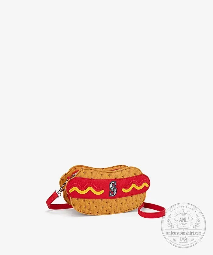 Seattle Mariners Hot Dog Crossbody Bag with Adjustable Shoulder Strap 18 Seattle Mariners Hot Dog Crossbody Bag with Adjustable Shoulder Strap