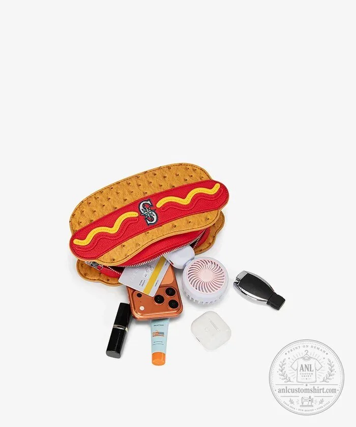 Seattle Mariners Hot Dog Crossbody Bag with Adjustable Shoulder Strap 23 Seattle Mariners Hot Dog Crossbody Bag with Adjustable Shoulder Strap