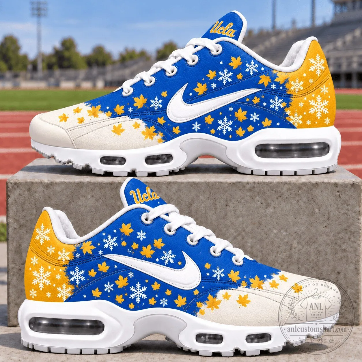 UCLA Bruins Fall Air Max Sneakers Custom Shoes