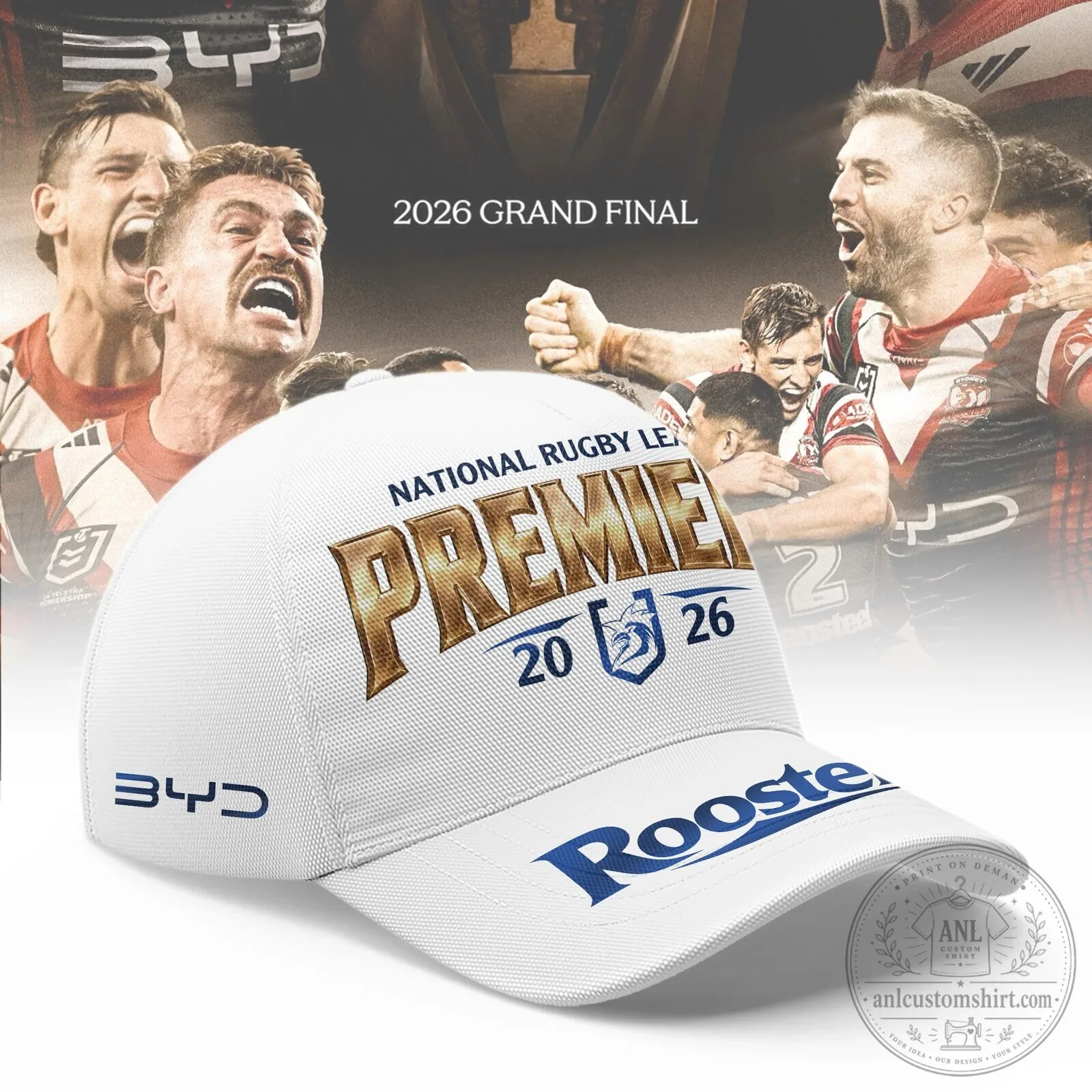 Sydney Roosters 2026 National Rugby League Premiers Cap Hat 7 Sydney Roosters 2026 National Rugby League Premiers Cap Hat