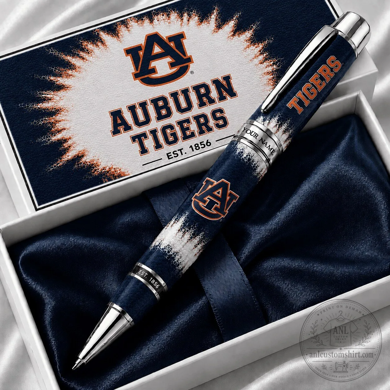 Auburn Tigers NCAA Football Team Custom Name Ballpoint Pen