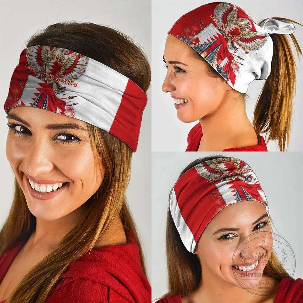 Bahrain National Day Cultural Emblem Flag Horse Knight Neck Gaiter 7 Bahrain National Day Cultural Emblem Flag Horse Knight Neck Gaiter