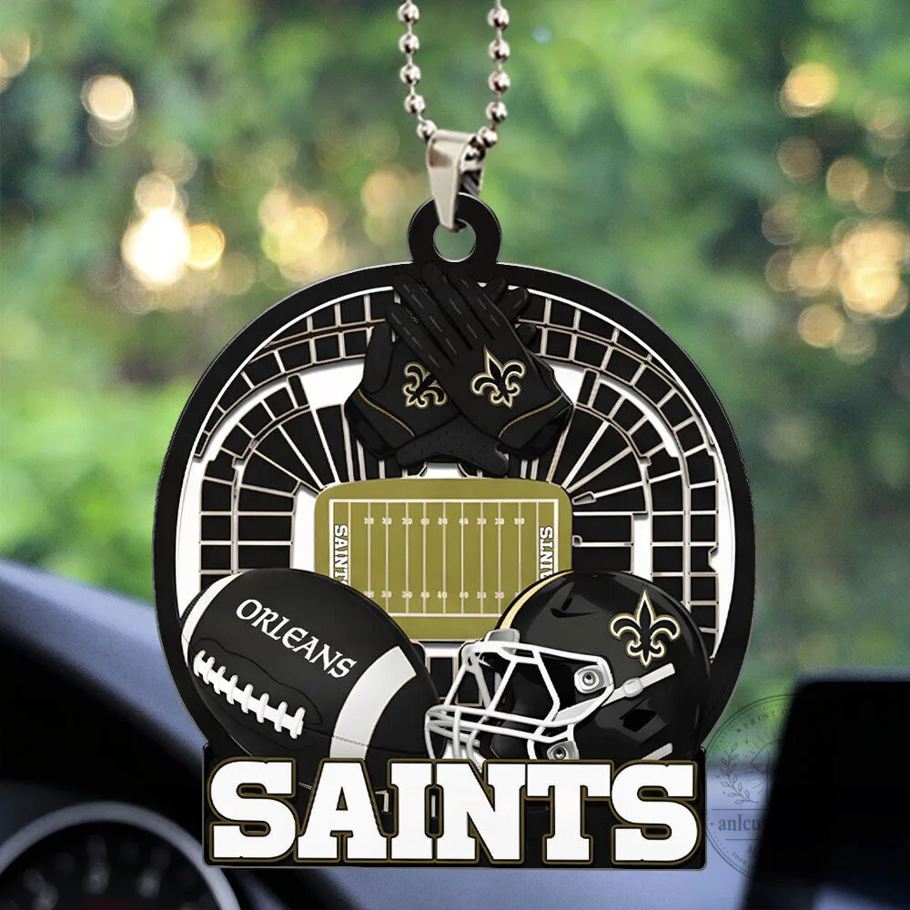 New Orleans Saints Football Stadium Car Hanging Ornament