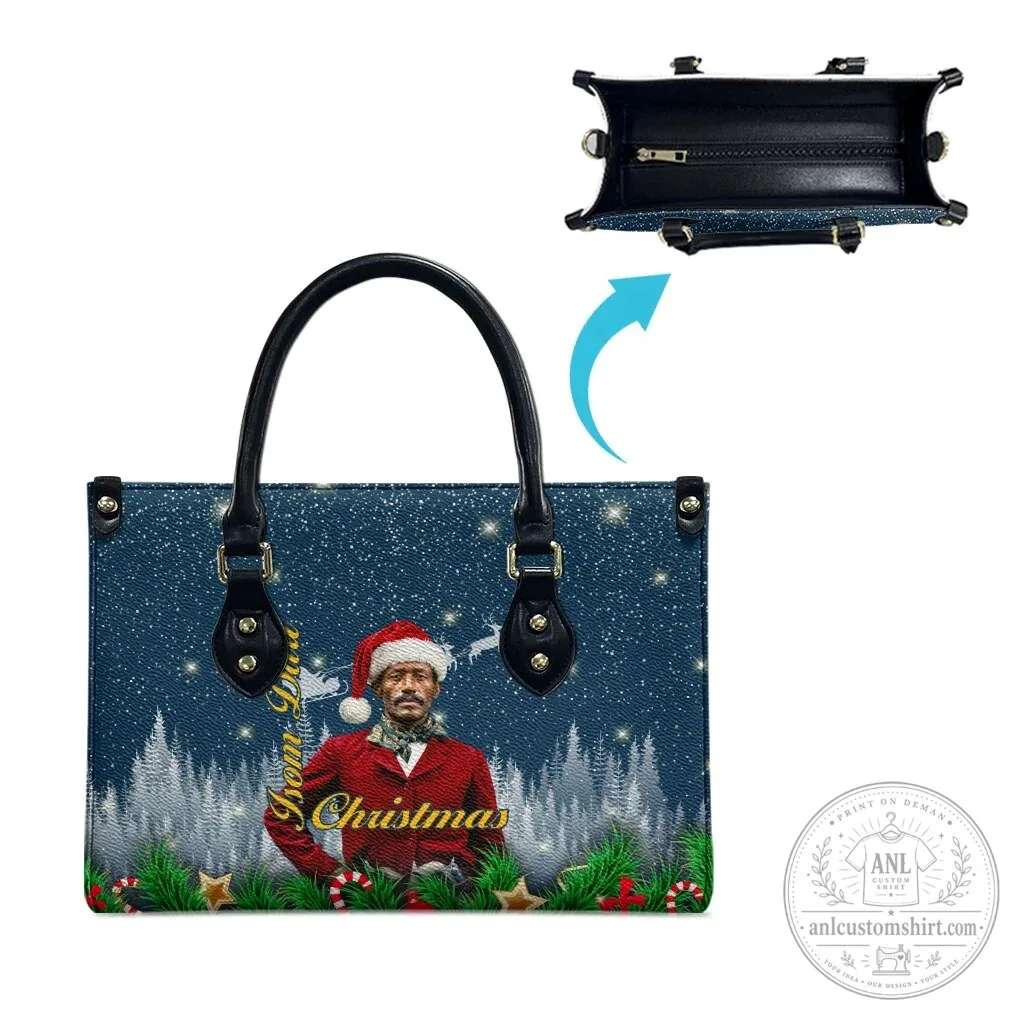 Isom Dart Cowboy Santa Merry Christmas Western Snow Winter Leather Handbag 12 Isom Dart Cowboy Santa Merry Christmas Western Snow Winter Leather Handbag