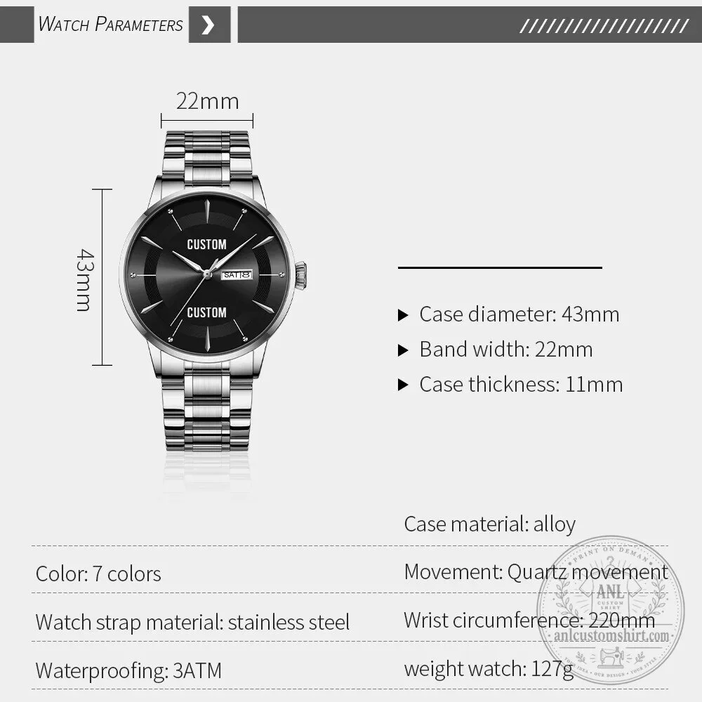 Toyota Custom Name Elegant Gold Plated Stainless Steel Quartz Watch 27 Toyota Custom Name Elegant Gold Plated Stainless Steel Quartz Watch