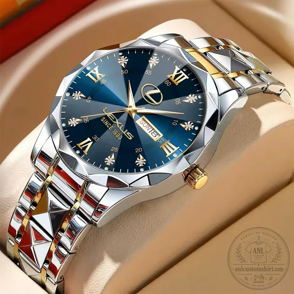 Lexus Since 1989 Elegant Fashion Design Men's Two-Tone Wrist Watch Lexus Since 1989 Elegant Fashion Design Men's Two-Tone Wrist Watch