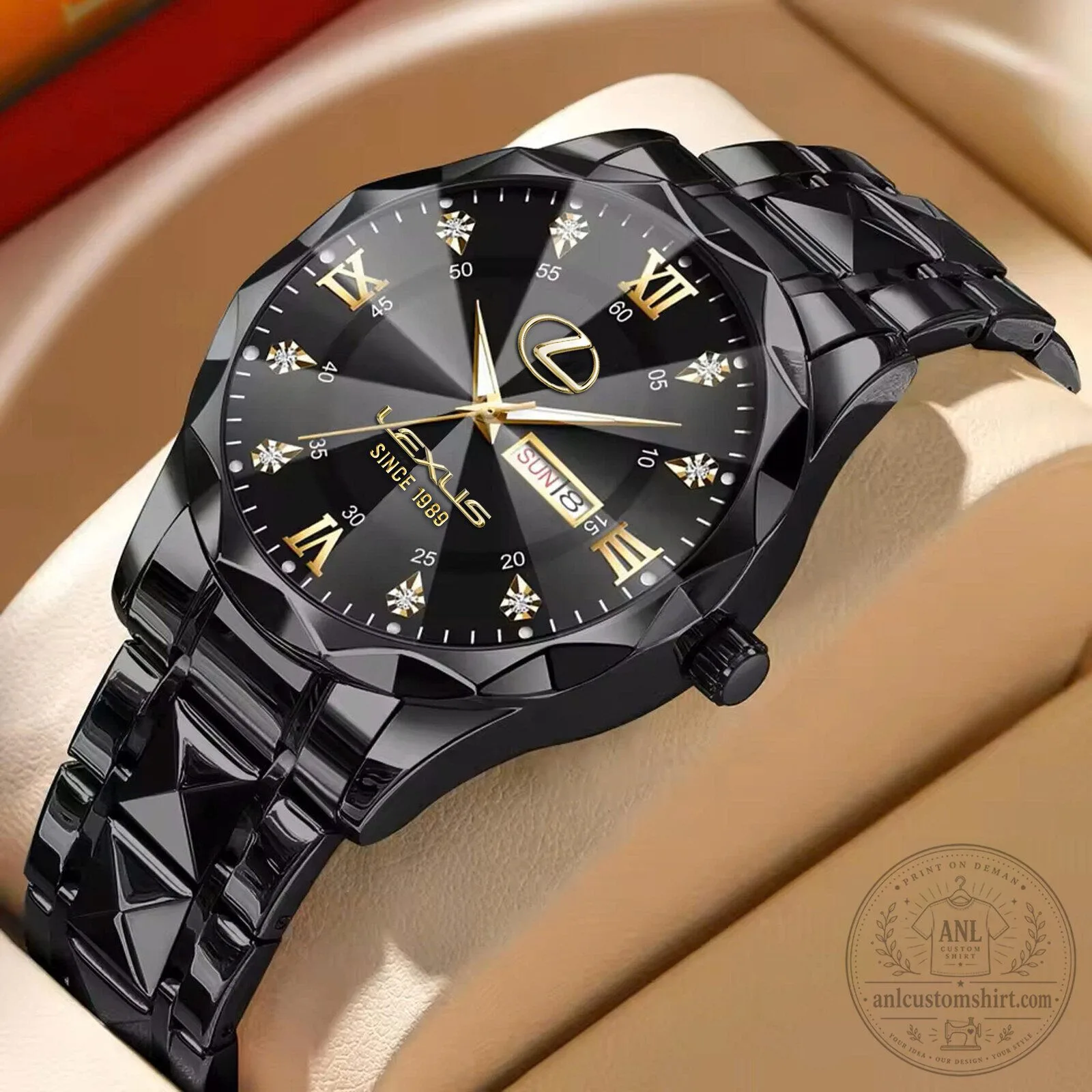 Lexus Since 1989 Elegant Fashion Design Men's Two-Tone Wrist Watch 13 Lexus Since 1989 Elegant Fashion Design Men