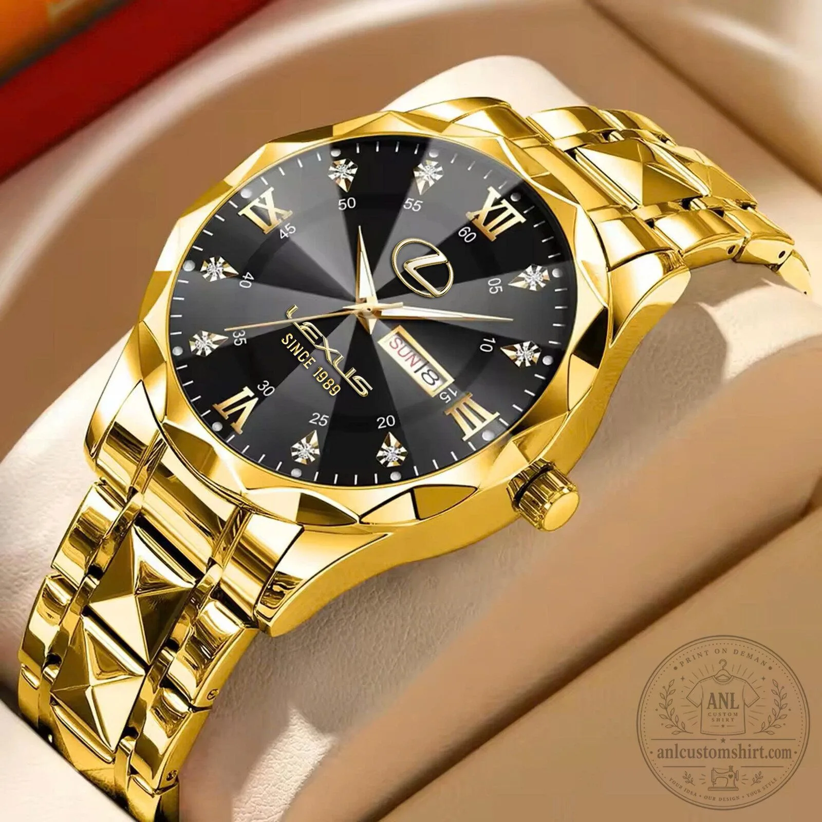 Lexus Since 1989 Elegant Fashion Design Men's Two-Tone Wrist Watch 14 Lexus Since 1989 Elegant Fashion Design Men