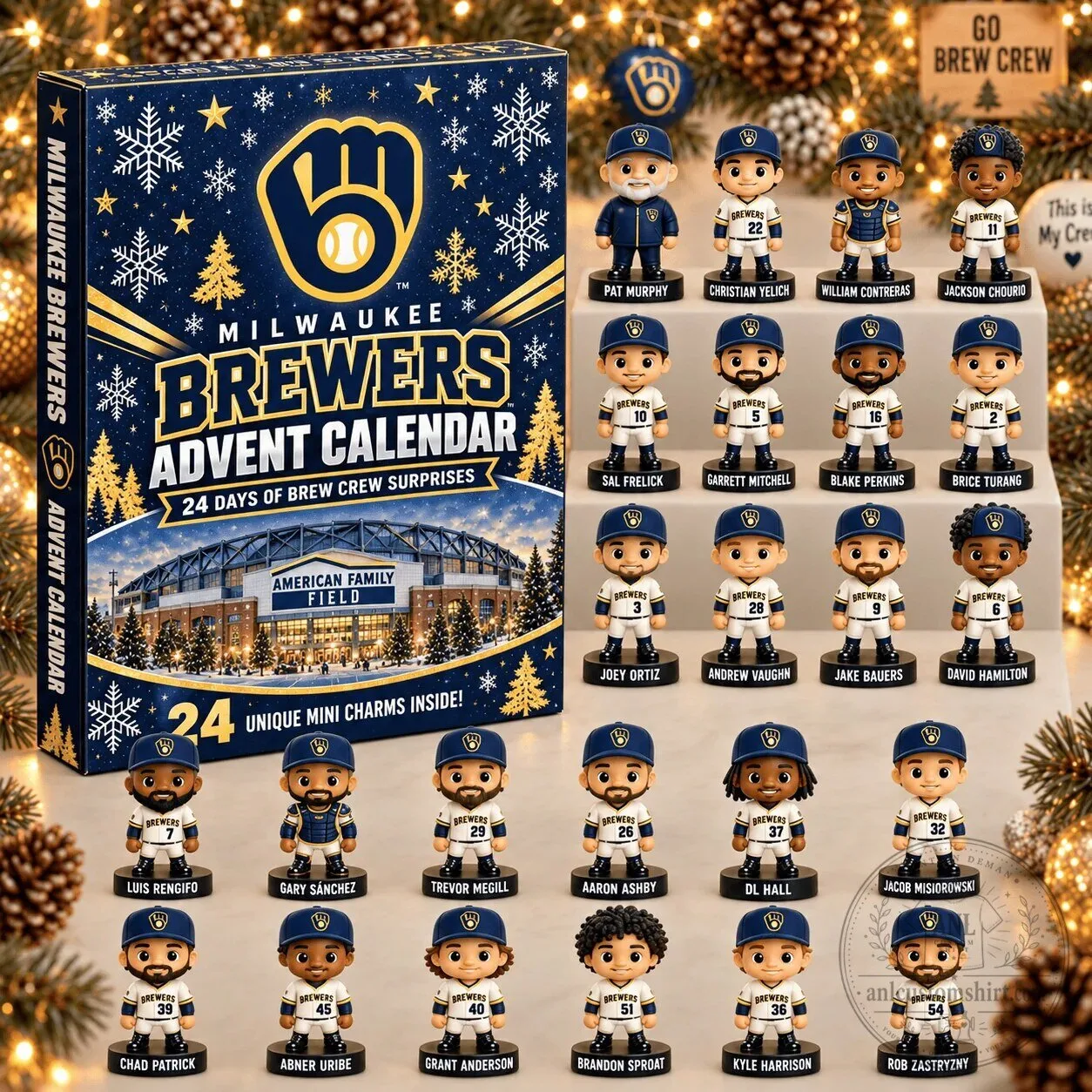Milwaukee Brewers 24 Days of Surprises Advent Calendar