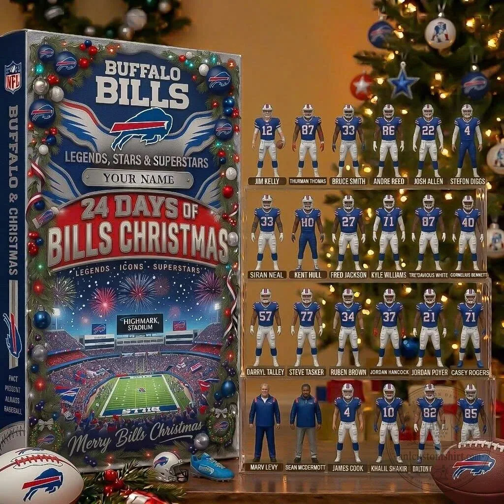 Buffalo Bills 24 Days of Bills Christmas Legends Stars Superstars Advent Calendar