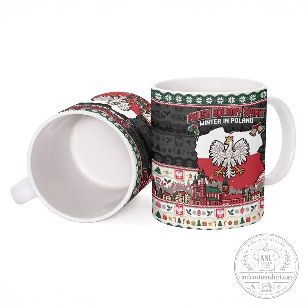 Wesołych Świąt Poland Christmas Santa Claus Ceramic Mug 8 Wesołych Świąt Poland Christmas Santa Claus Ceramic Mug