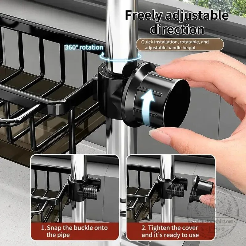 Kitchen Faucet Sponge Holder Drainer Rack 8 Kitchen Faucet Sponge Holder Drainer Rack