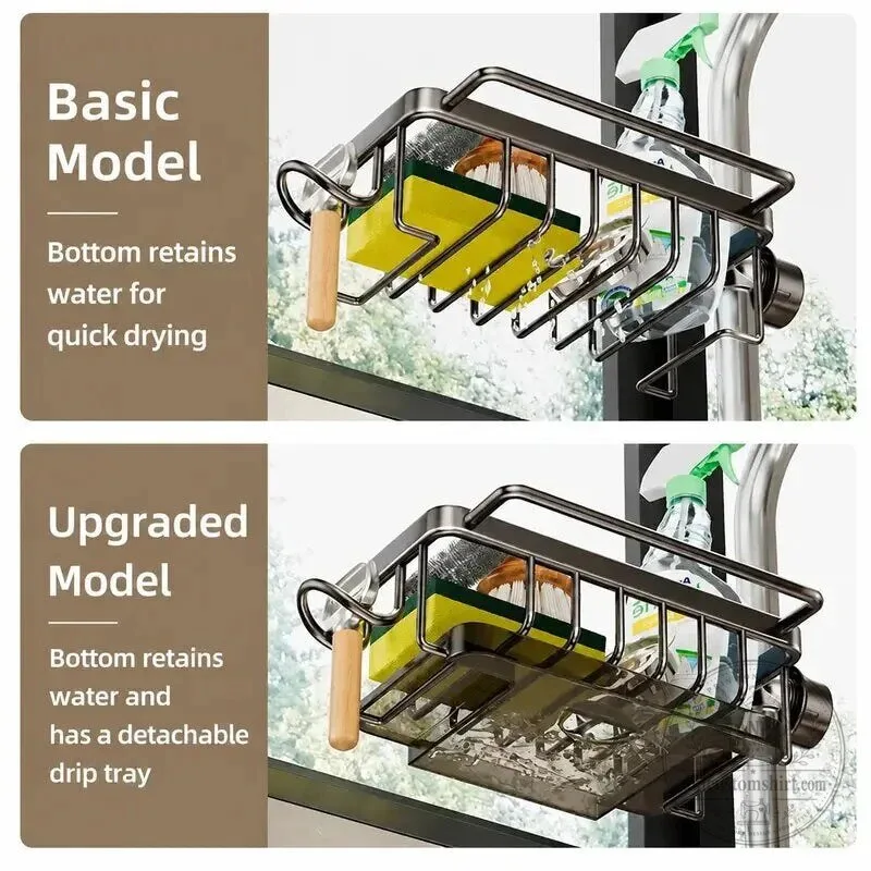 Kitchen Faucet Sponge Holder Drainer Rack 9 Kitchen Faucet Sponge Holder Drainer Rack