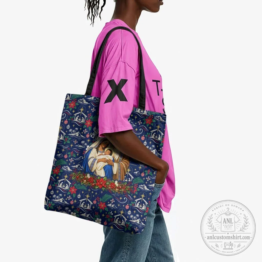 Christmas in Cabo Verde Holy Family Nativity Scene Tote Bag 6 Christmas in Cabo Verde Holy Family Nativity Scene Tote Bag
