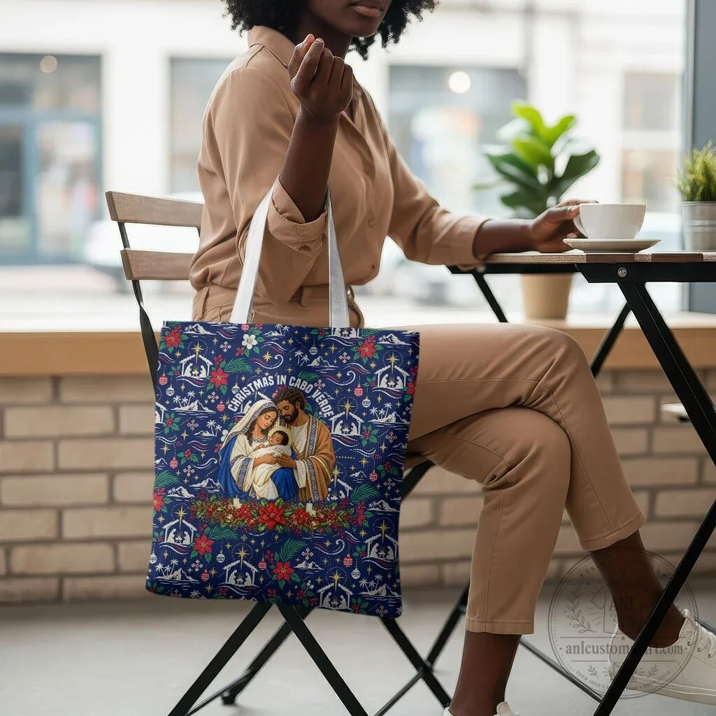 Christmas in Cabo Verde Holy Family Nativity Scene Tote Bag 7 Christmas in Cabo Verde Holy Family Nativity Scene Tote Bag