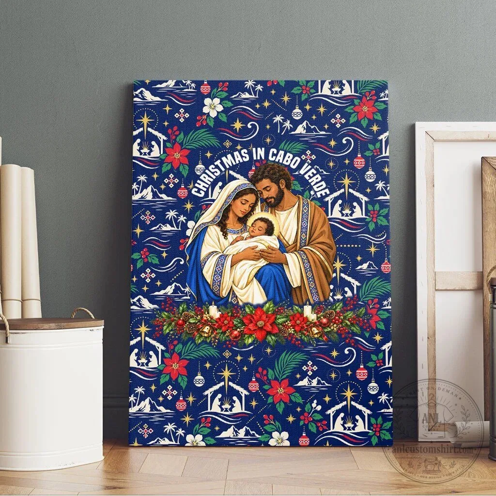 Cape Verde Christmas Holy Family Nativity Scene Wall Art Canvas 9 Cape Verde Christmas Holy Family Nativity Scene Wall Art Canvas